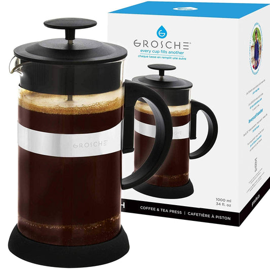 GROSCHE ZURICH French Press Coffee Maker, Tea Press