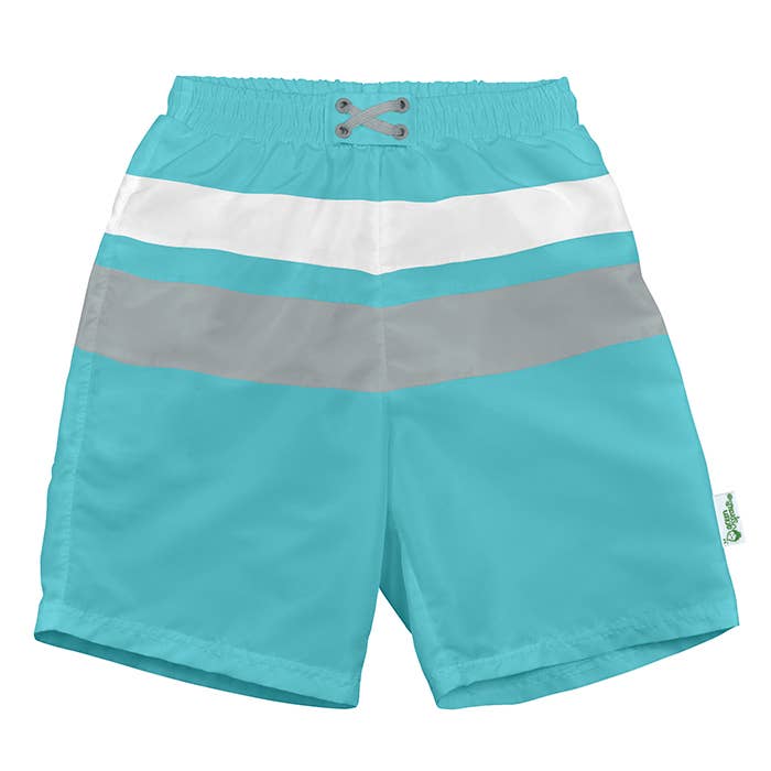 Color Block Trunks w/ Built-in  Swim Diaper