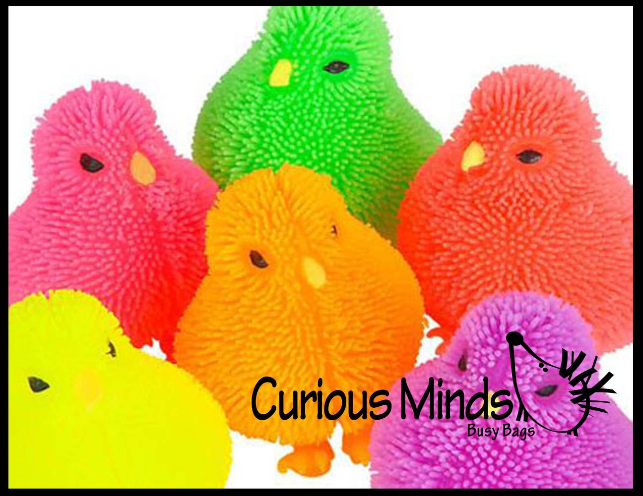 1 Puffer Chicks - Small Novelty Toy - Party Favors - Easter