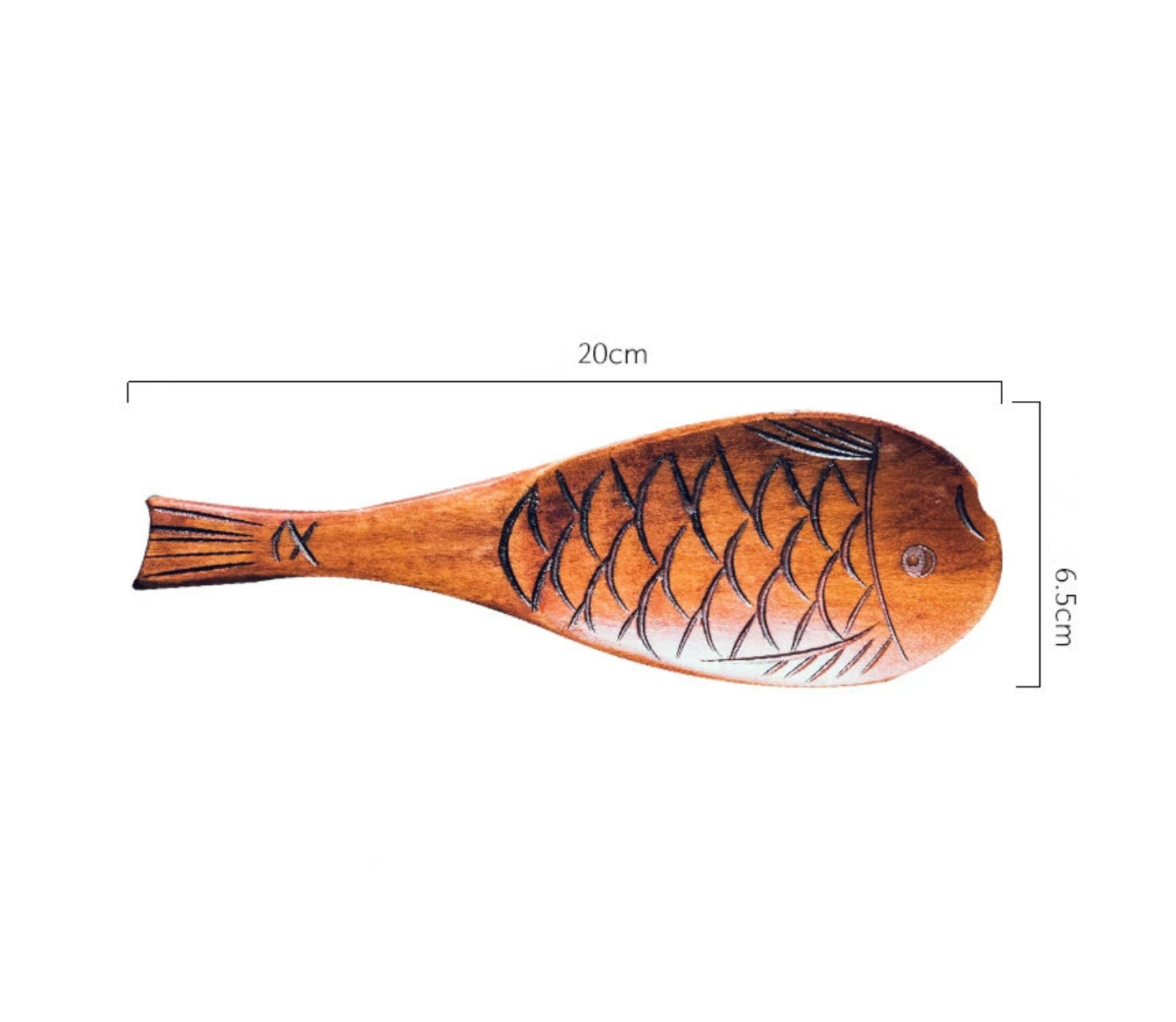 Japanese Fish Shape Rice Spoon: Dark