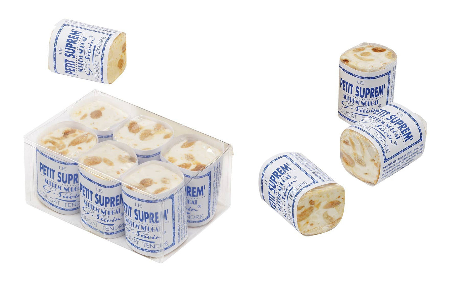 Boîte de 6 petits Suprem’ - Nougat tendre - 150g