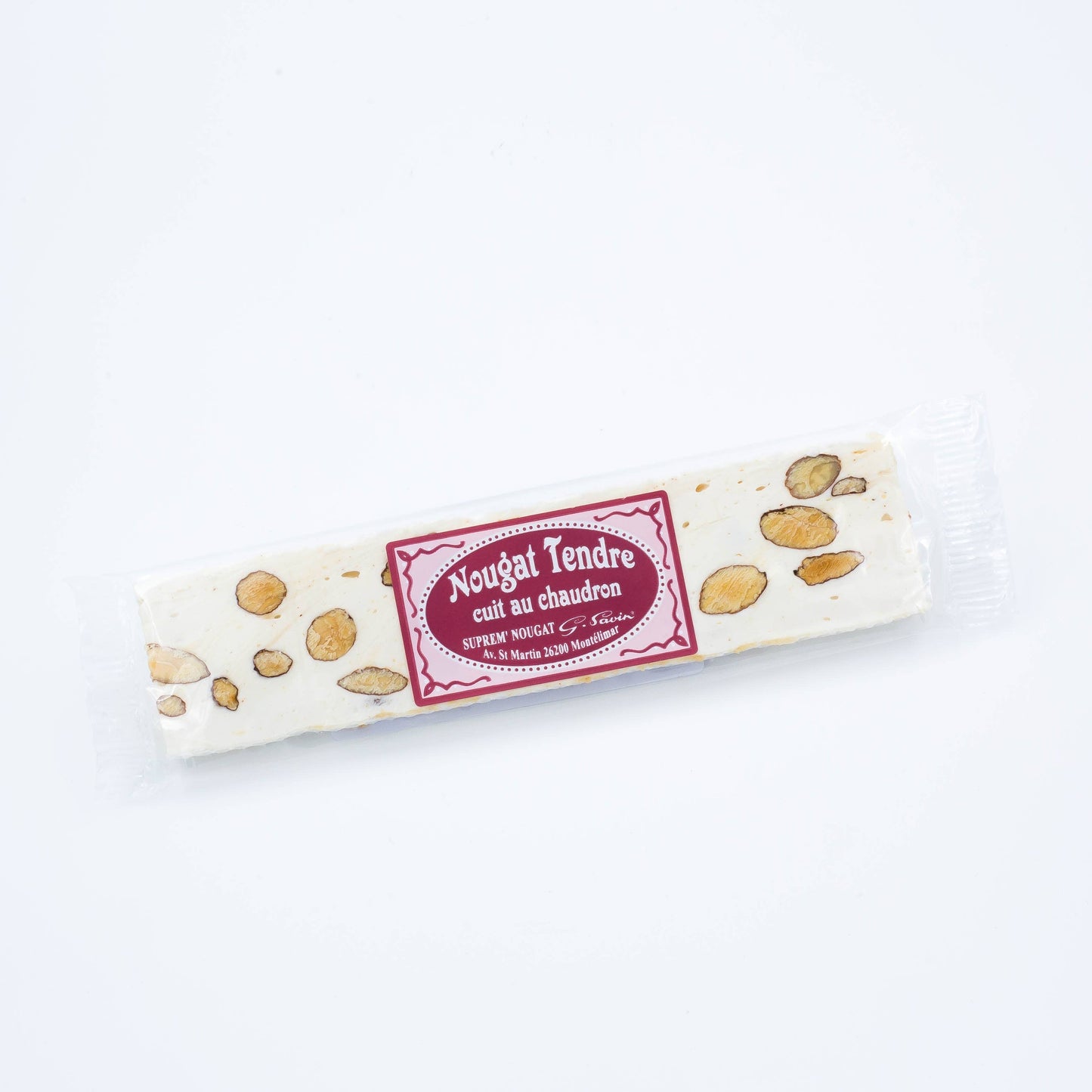 Barre de nougat tendre arôme vanille - 50g