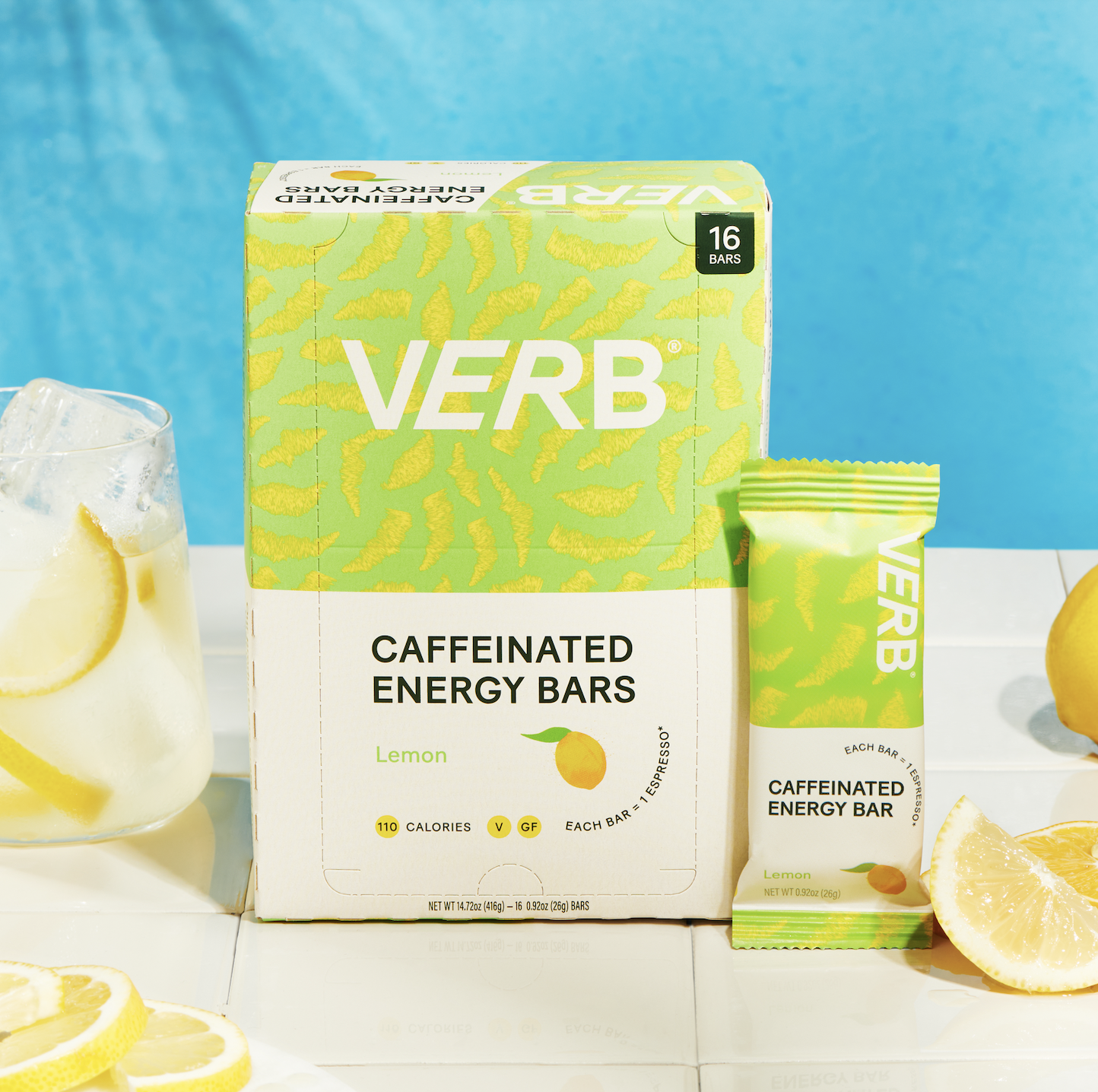 Caffeinated Snack Bar, Lemon