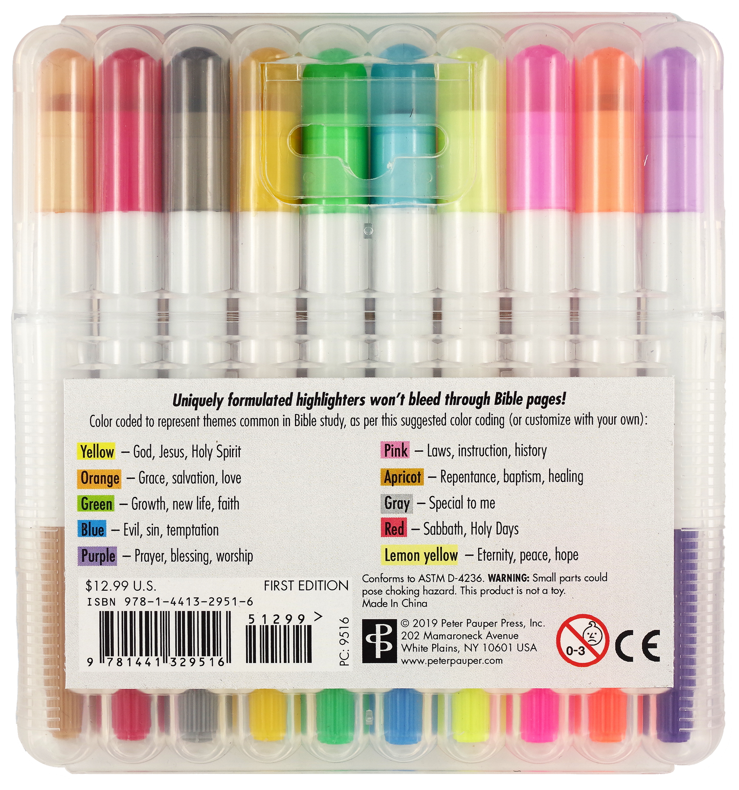 Bible Gel Highlighters (10-piece Set)