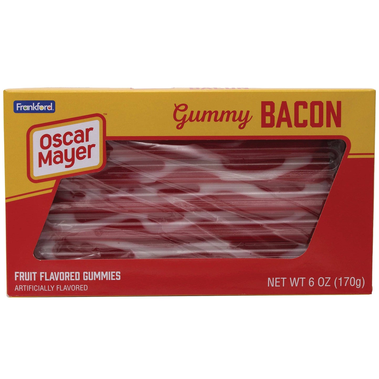 Oscar Mayer Gummy Bacon, Gummy Candy, 6oz Box, 8Ct Case