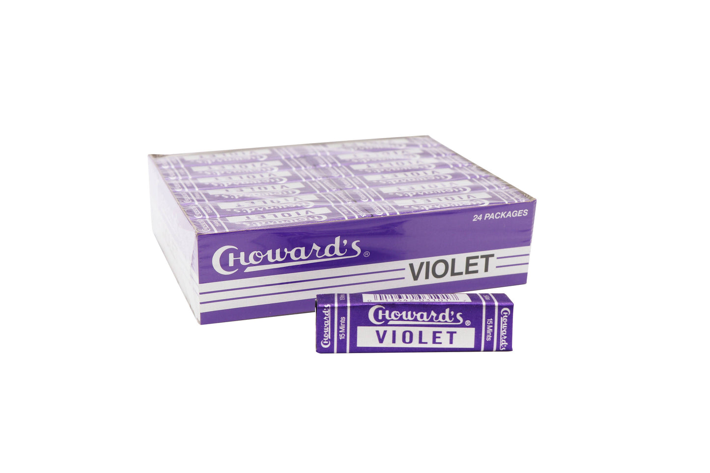 C. Howard's Violets, 15 mints per pack, 24ct Case