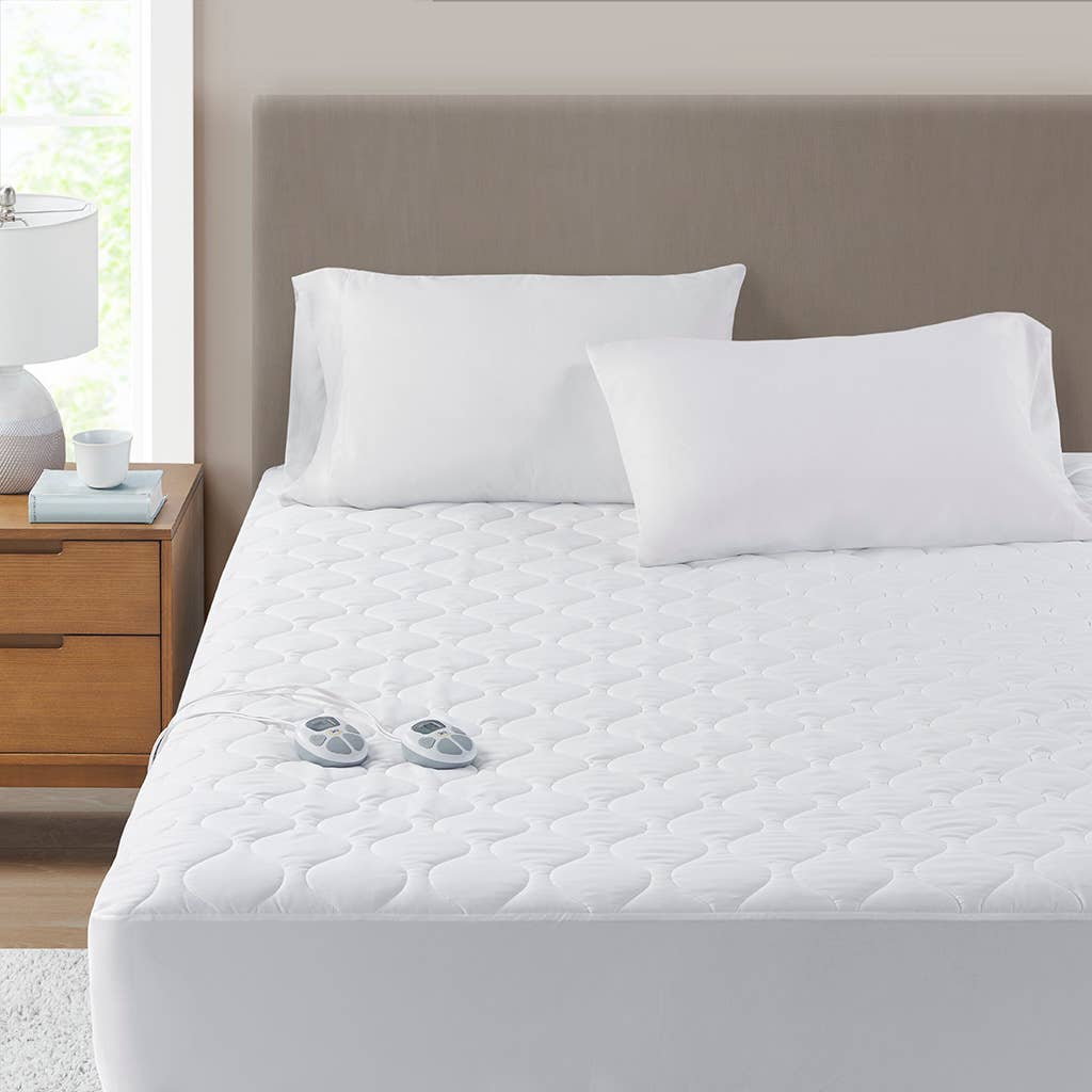 Microfiber 10-Setting Heated Mattress Pad: Queen