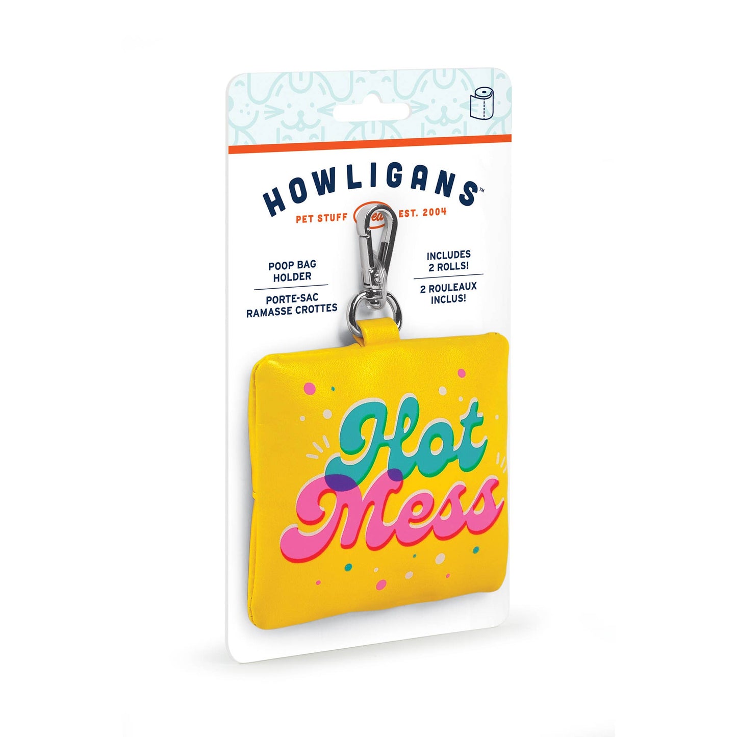 Howligans- Poop Bag Holder - Hot Mess