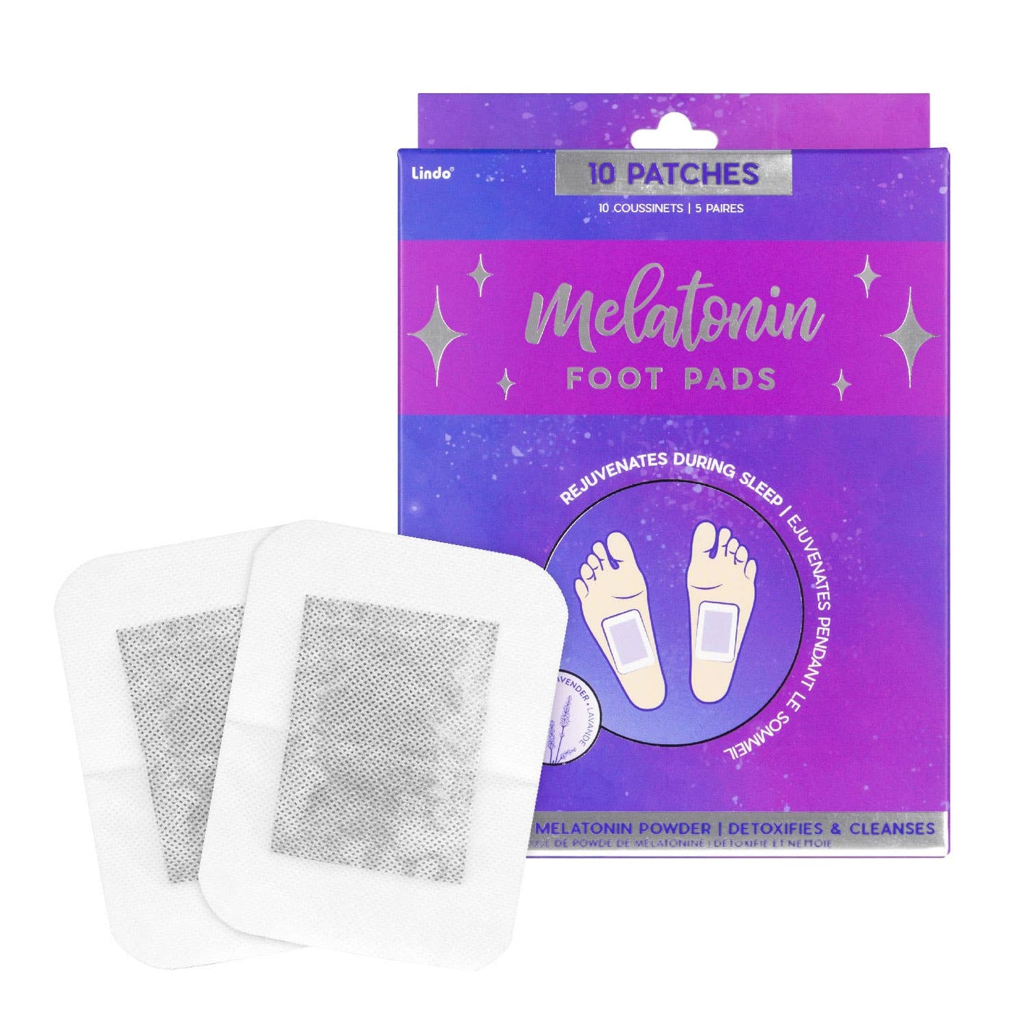 Lindo Melatonin Foot Pads - 10pcs/pk
