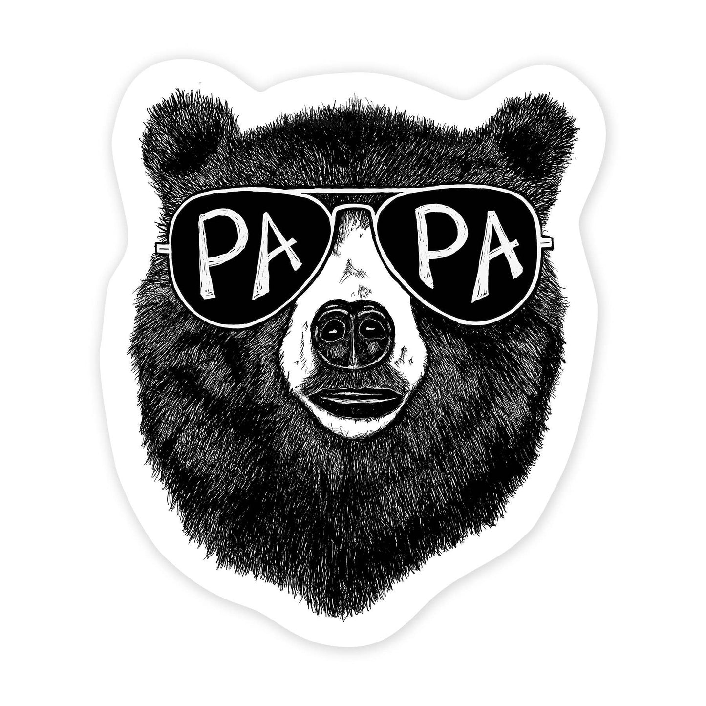 Clean Papa - 3 Inch Vinyl Art Sticker